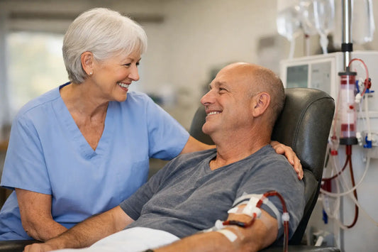 Supported by a Retired 20-Year Dialysis Nurse