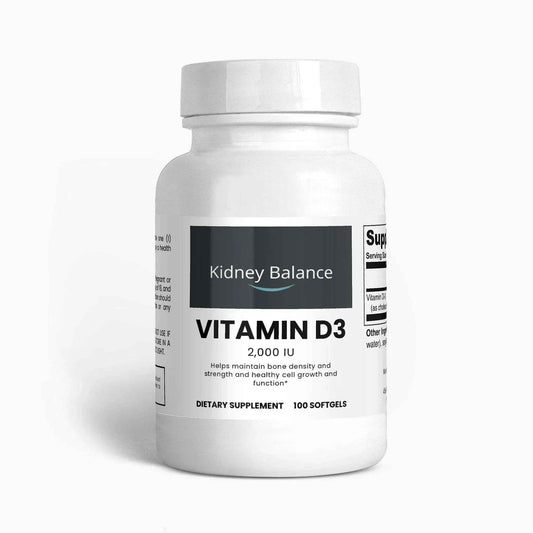 Vitamin D3 2,000 IU -100 Softgels