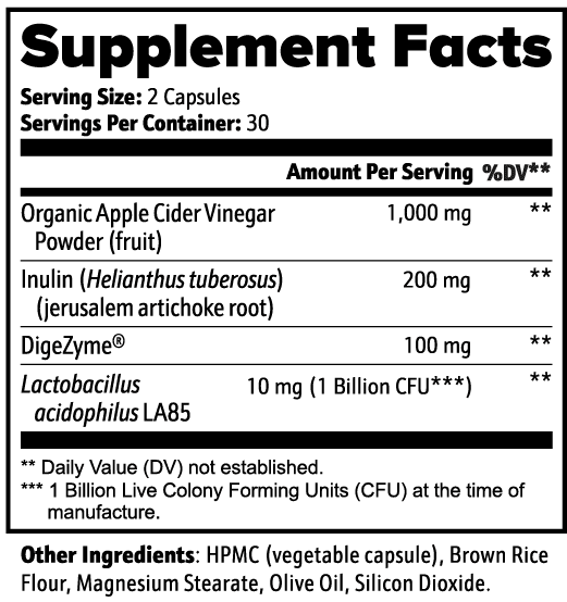 Gut Health - 60 Softgel Capsules - Recommended 2 Per Day