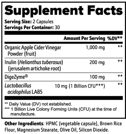 Gut Health - 60 Softgel Capsules - Recommended 2 Per Day